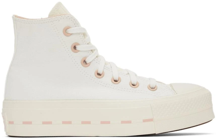 商品Converse|White Chuck Taylor All Star Platform Hi Sneakers,价格¥202,第1张图片