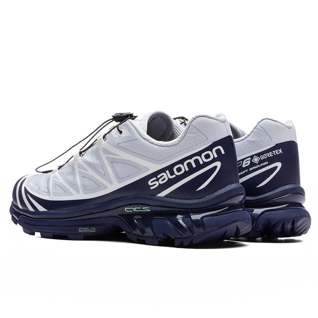 商品Salomon|XT-6 GTX - Blue Print/Heather/White,价格¥1653,第3张图片详细描述