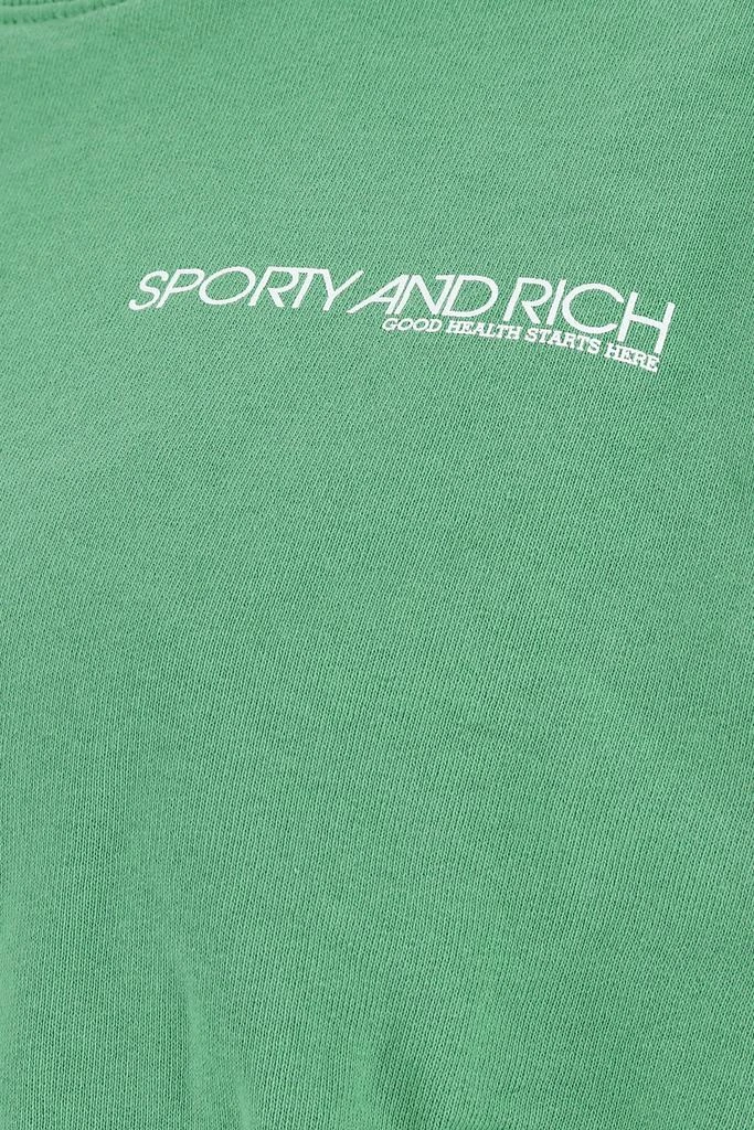 商品Sporty & Rich|Green cotton sweatshirt,价格¥739,第2张图片详细描述