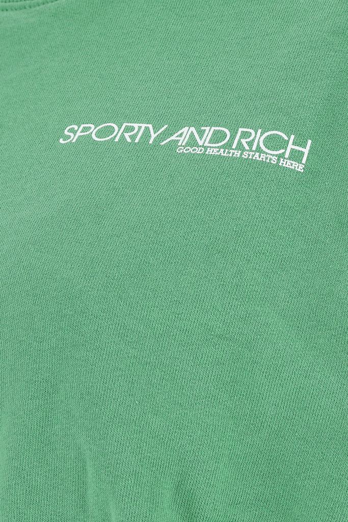 商品Sporty & Rich|Green cotton sweatshirt,价格¥663,第4张图片详细描述