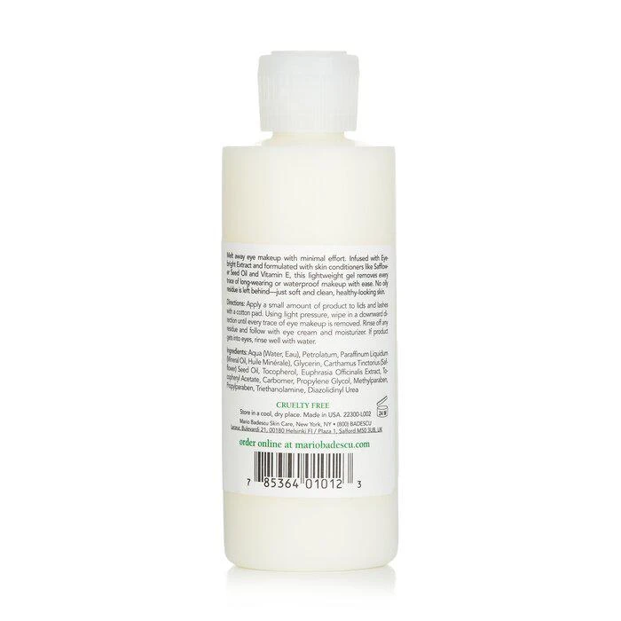 商品Mario Badescu|Mario Badescu 眼部卸妆啫喱(无油) Eye Make-Up Remover Gel 118ml/4oz,价格¥157,第3张图片详细描述