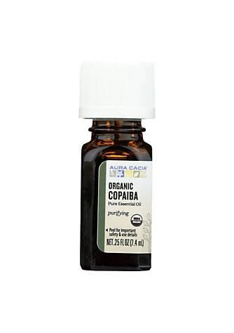 商品Aura Cacia|Essential Oil - Copaiba - Case of 1 - .25 fl oz.,价格¥160,第1张图片