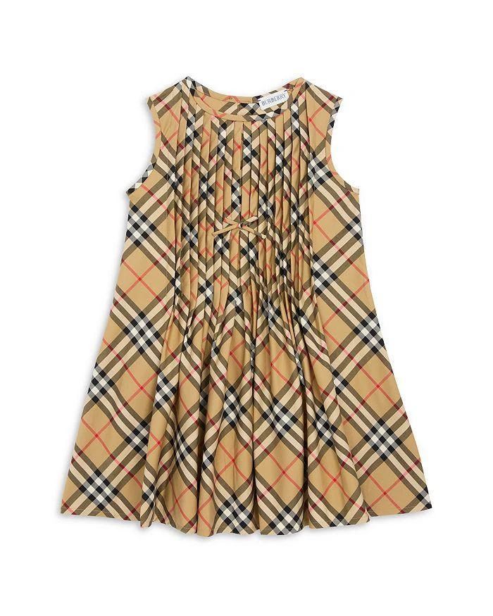 商品Burberry|Girls' Hettie Check Dress- Little kid, Big Kid,价格¥1919,第1张图片