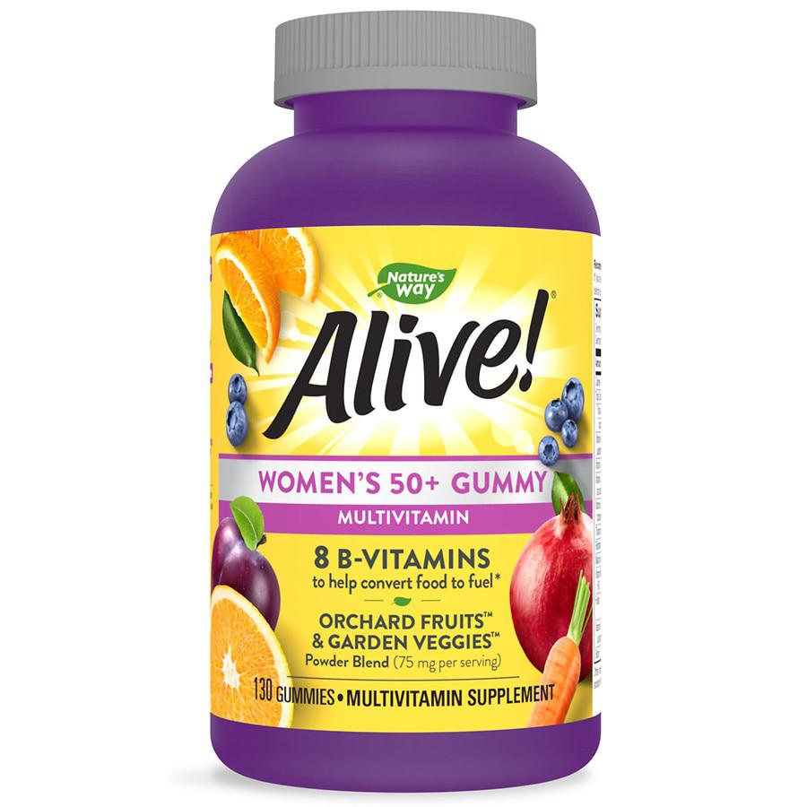 Alive! Women's 50+ Multi-Vitamin Gummies商品第1张图片规格展示