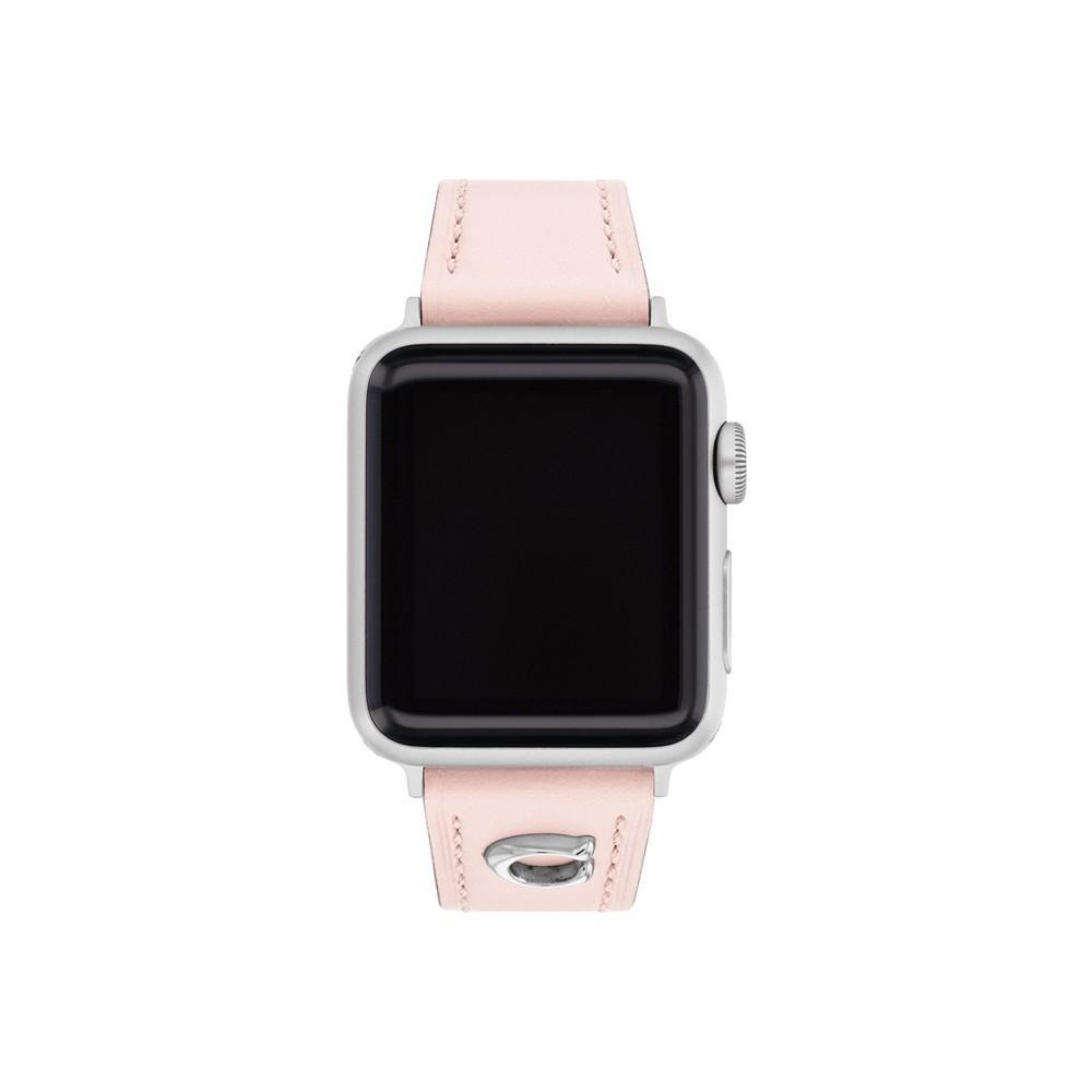 商品Coach|Women's Blush Leather Strap 38/40/41mm Apple Watch Band,价格¥691,第1张图片