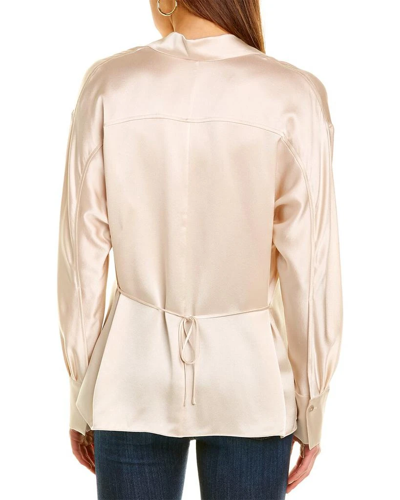 商品Vince|Vince Tie Back Silk Pajama Blouse,价格¥1103,第2张图片详细描述