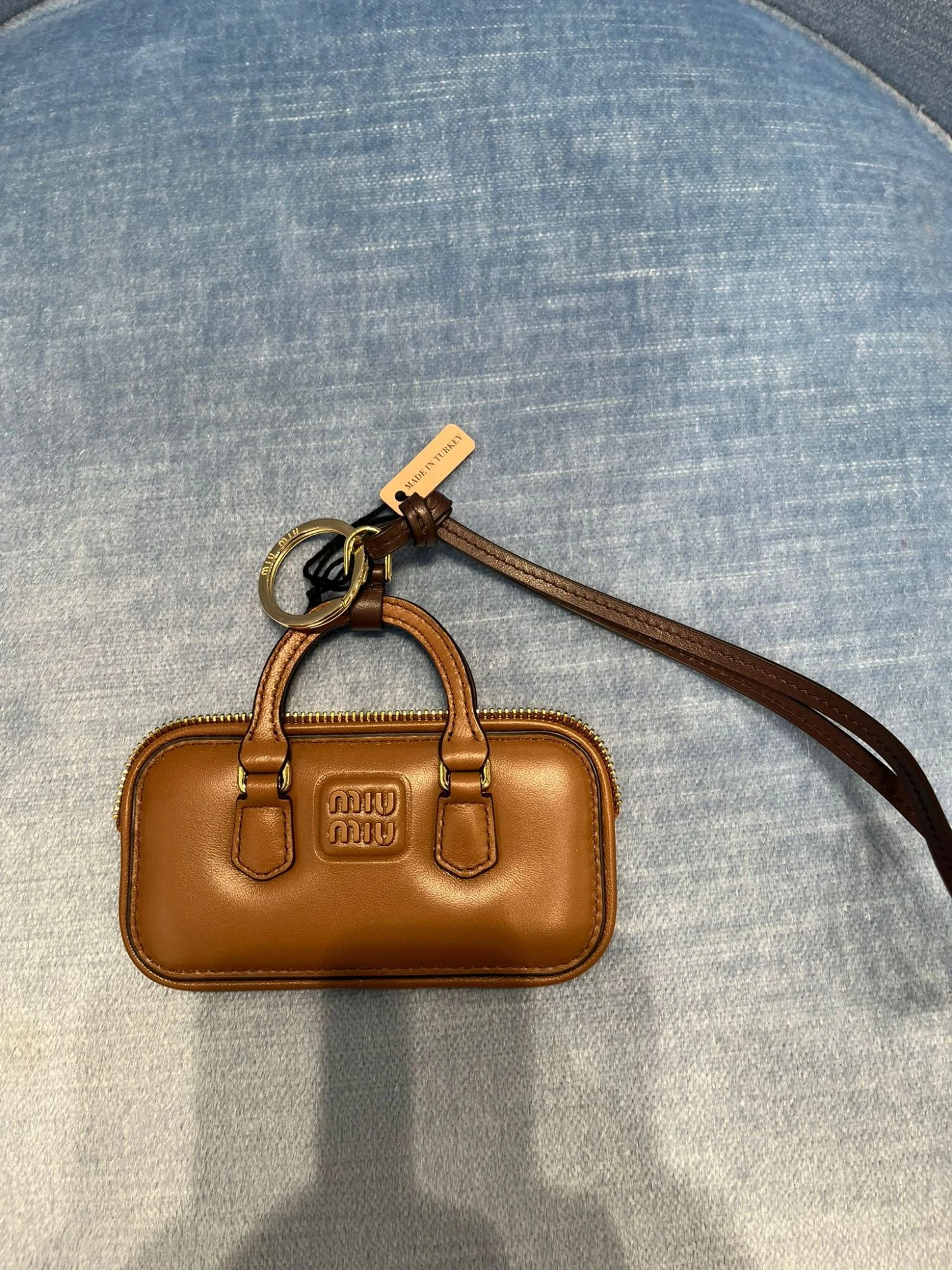 商品【商品预售7天】 Miu Miu|Miu Miu  5TL3562CWAF0046 棕色,价格¥3600,第1张图片