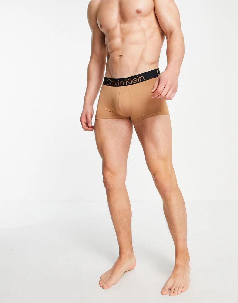 商品Calvin Klein|Calvin Klein flex natural low rise trunk in beige,价格¥249,第4张图片详细描述