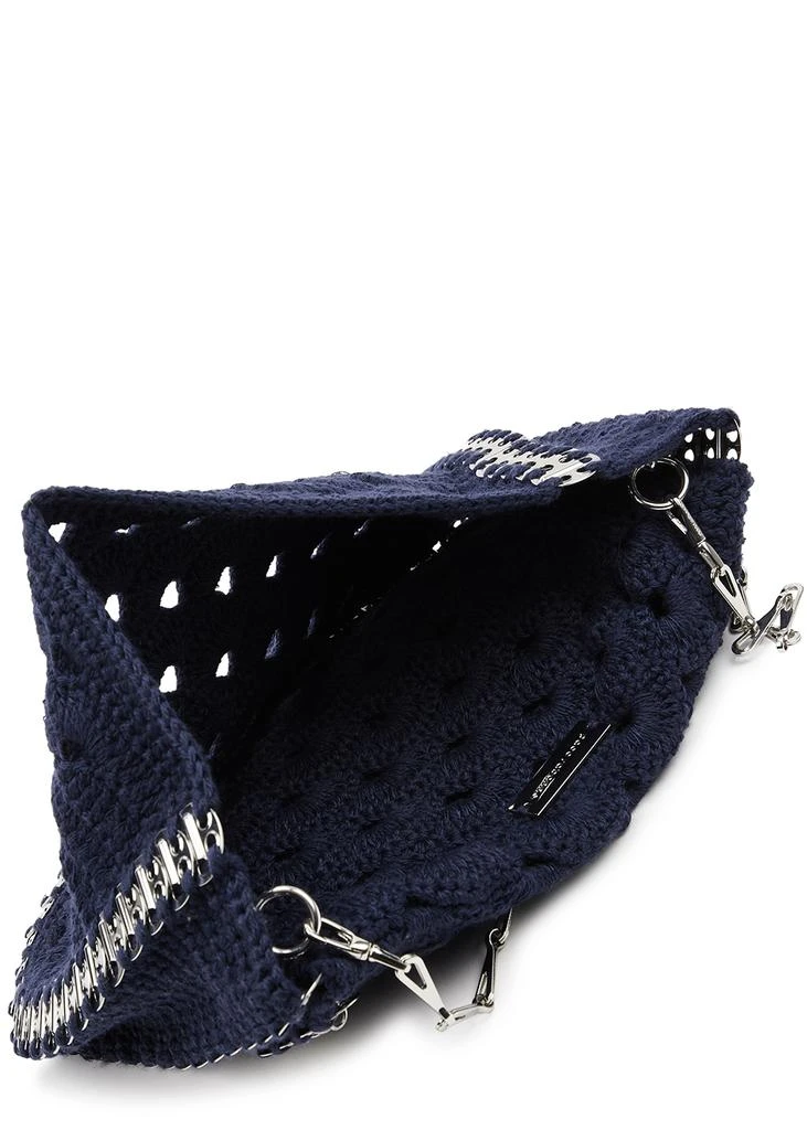 商品Paco Rabanne|Messenger large navy wool shoulder bag,价格¥4469,第4张图片详细描述