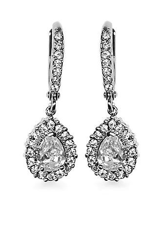 商品Givenchy|Pear Drop Crystal Drop Earrings,价格¥311,第1张图片