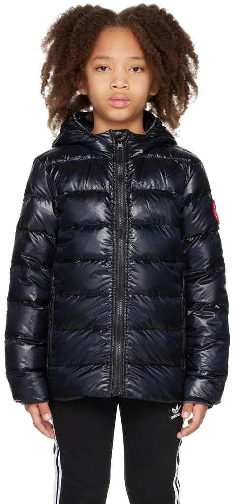 商品Canada Goose|Kids Black Crofton Hoody Down Jacket,价格¥4680,第1张图片