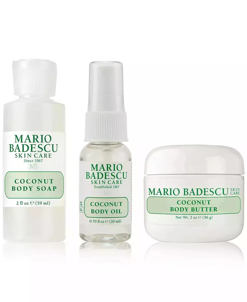 商品Mario Badescu|3-Pc. Coconut Body Travel Set,价格¥90,第1张图片