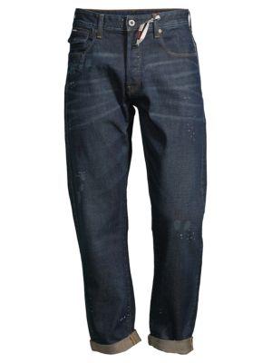 Morry 3D Relaxed-Tapered Fit Selvedge Jeans商品第3张图片规格展示
