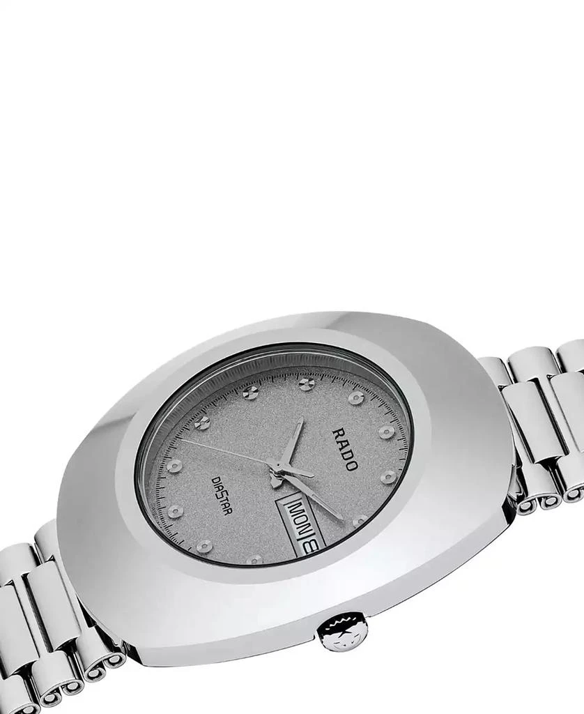 商品Rado|Original Men's Silver-Tone Stainless Steel Bracelet Watch 35mm,价格¥5213,第2张图片详细描述