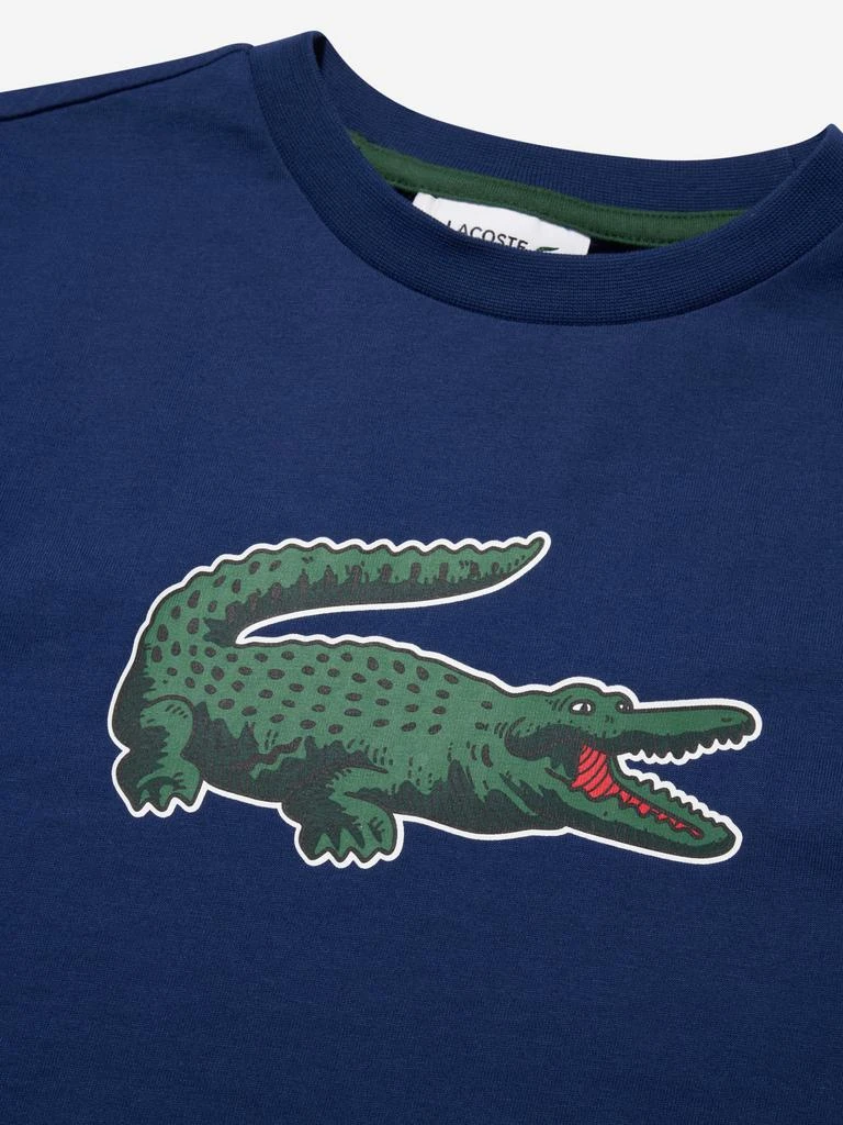 商品Lacoste|Kids Logo T-Shirt in Blue,价格¥242,第3张图片详细描述