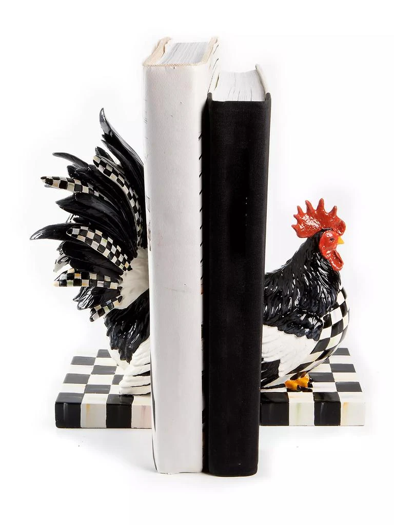 商品MacKenzie-Childs|Courtly Check Rooster Bookends,价格¥1329,第2张图片详细描述