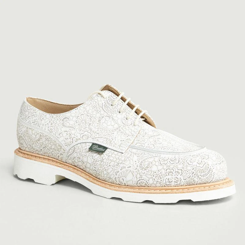 商品Paraboot|Laser Chambord Derbies White PARABOOT,价格¥1408,第1张图片