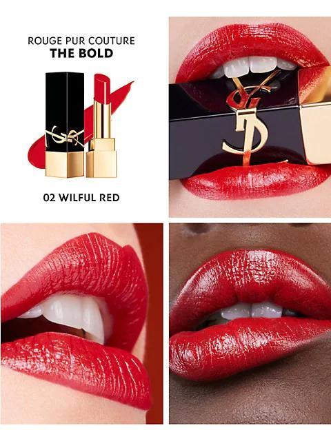 商品Yves Saint Laurent|The Bold High Pigment Lipstick,价格¥286,第5张图片详细描述