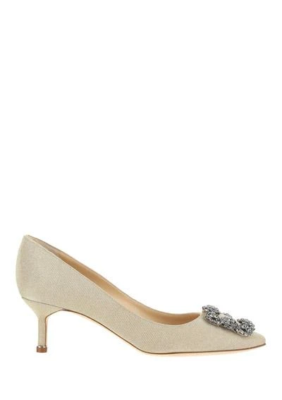 Manolo Blahnik Hangisi FMC Glitter 050 Pumps Shoes 商品