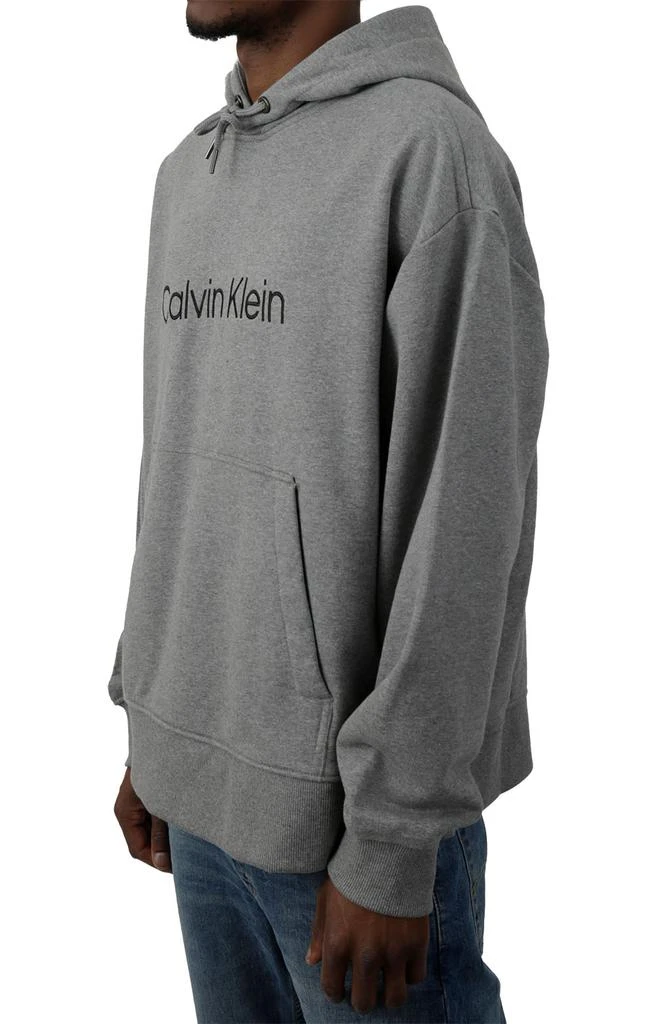 商品Calvin Klein|Logo Terry Pullover Hoodie - Medium Grey Heather ,价格¥288,第2张图片详细描述