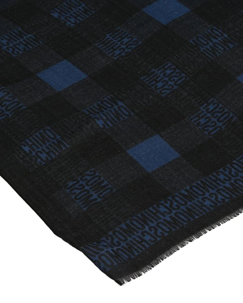 商品Moschino|Logo Check Wool Scarf,价格¥542,第3张图片详细描述