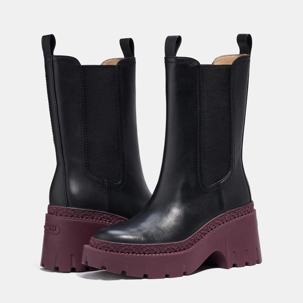 商品Coach|Coach Alexa Leather Heeled Chelsea Boots,价格¥1308,第2张图片详细描述