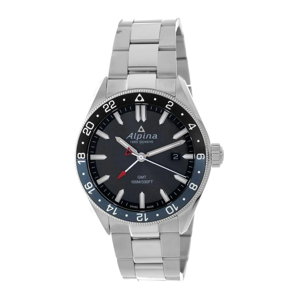 商品Alpina|Alpina Alpiner Stainless Steel GMT Quartz Men's Watch AL-247GB4E6B,价格¥2466,第1张图片