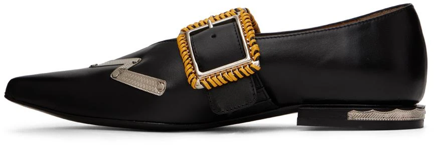 商品Toga Pulla|Black Embellished Ballerina Flats,价格¥1055,第3张图片详细描述