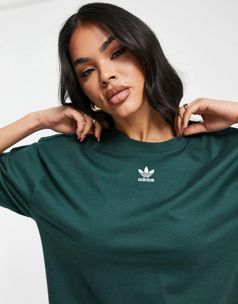 商品Adidas|adidas Originals Essentials t-shirt in colegiate green,价格¥211,第4张图片详细描述