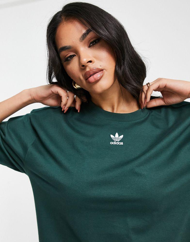 商品Adidas|adidas Originals Essentials t-shirt in colegiate green,价格¥196,第6张图片详细描述