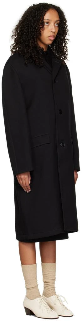 商品Lemaire|Black Crombie Coat,价格¥5752,第2张图片详细描述