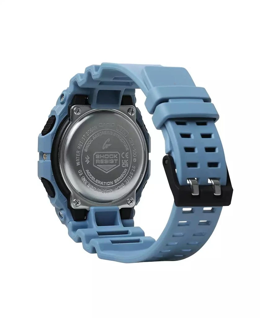 商品G-Shock|Men's Digital Blue Resin Watch, 46mm GBX100-2A,价格¥1197,第3张图片详细描述