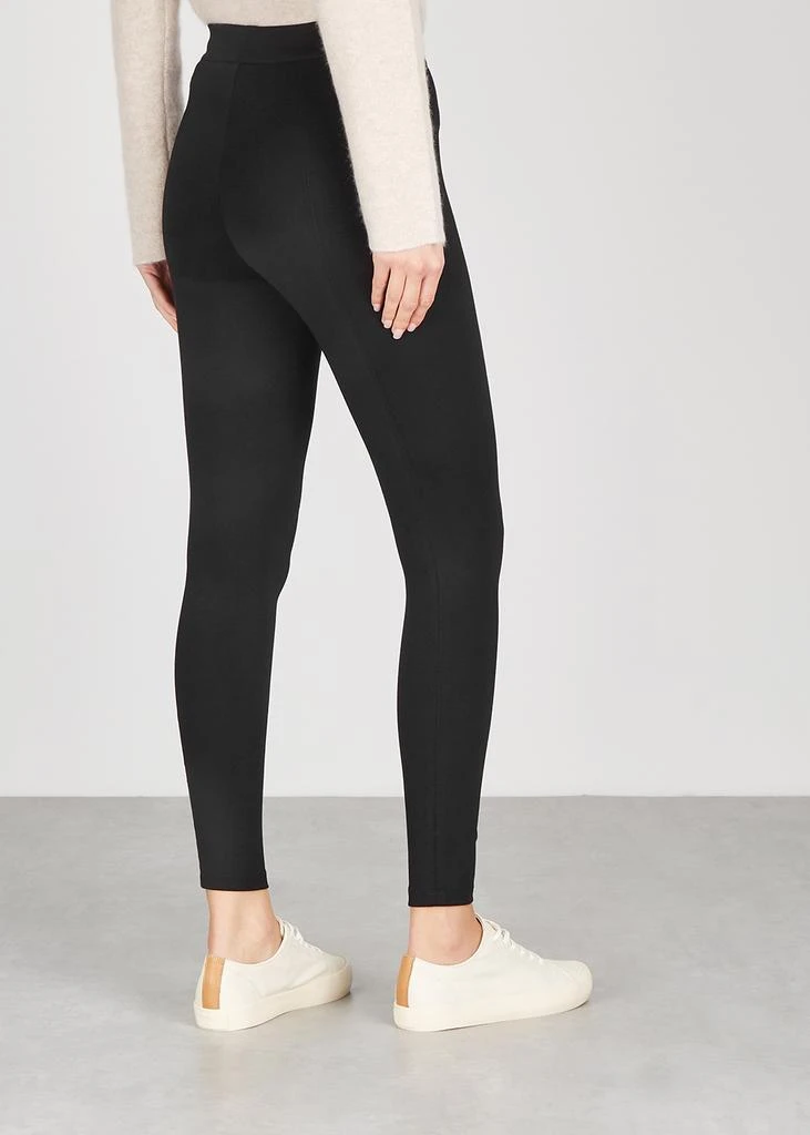 商品Vince|Black cropped stretch-jersey leggings,价格¥1960,第3张图片详细描述