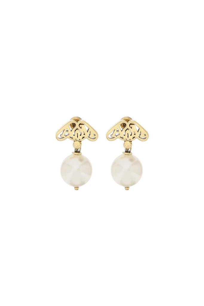 商品Alexander McQueen|pearl and seal earrings,价格¥1283,第2张图片详细描述