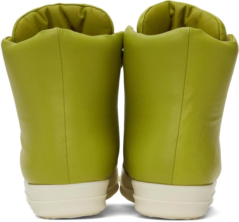 商品Rick Owens|Yellow Jumbo Lace Padded Sneakers,价格¥6573,第2张图片详细描述