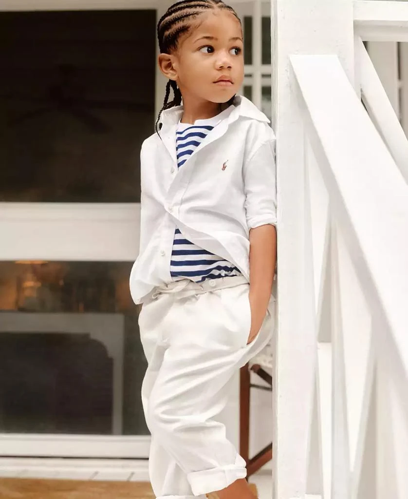 商品Ralph Lauren|拉夫劳伦 Little Boys' Blake Oxford Shirt,价格¥418,第4张图片详细描述