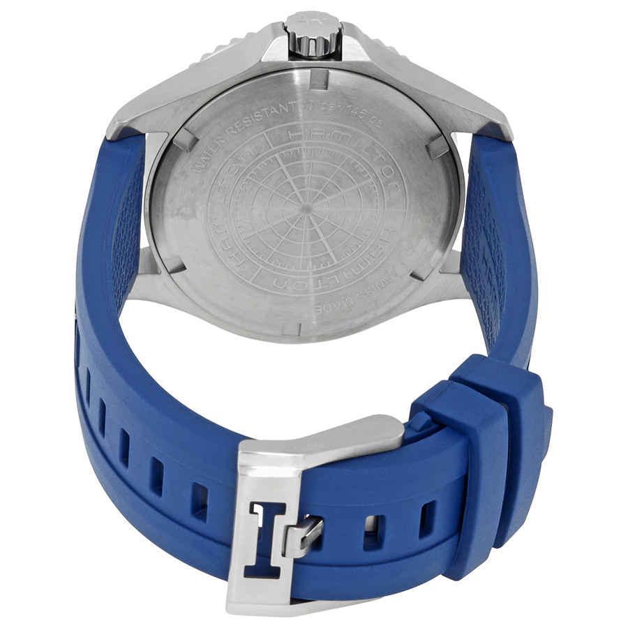 商品Hamilton|Hamilton Scuba Automatic Blue Dial Mens Watch H82345341,价格¥3807,第5张图片详细描述