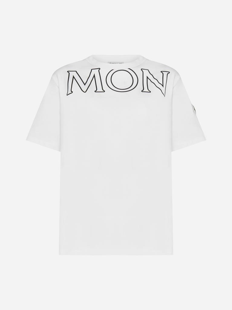 商品Moncler|Logo cotton t-shirt,价格¥1045,第1张图片