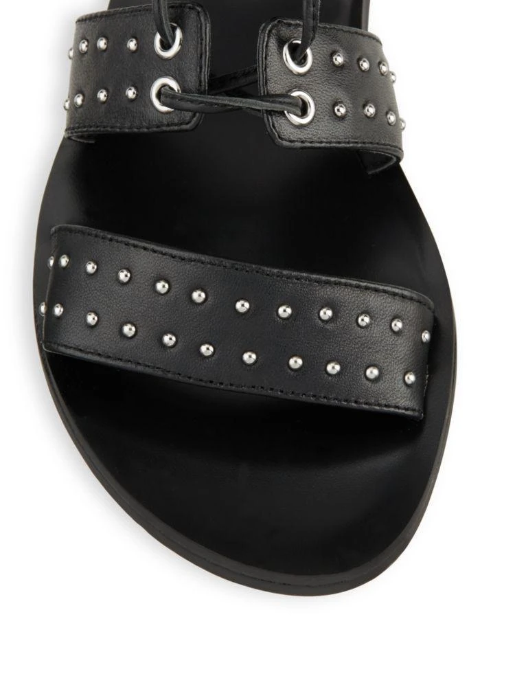商品KENDALL & KYLIE|Fabia Studded Suede Lace-Up Sandals,价格¥253,第3张图片详细描述
