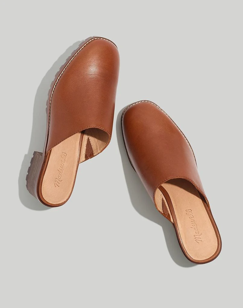 商品Madewell|The Mindy Lugsole Mule in Leather,价格¥705,第1张图片