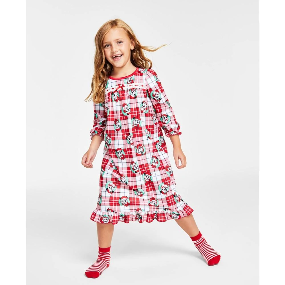 商品Disney|Mickey Mouse Toddler Girls Pullover Granny Nightgown,价格¥56,第1张图片