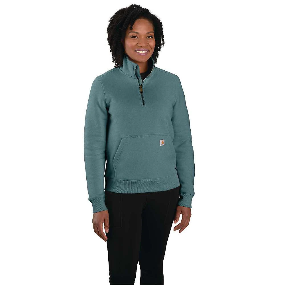 商品Carhartt|Carhartt Women's Relaxed Fit Midweight Half Zip Sweatshirt,价格¥289,第1张图片