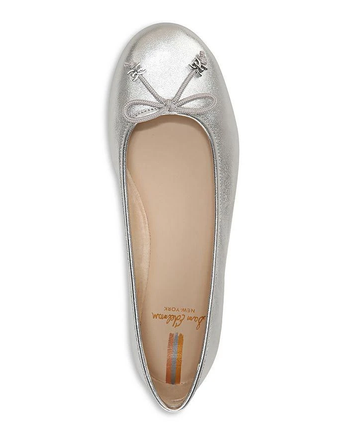 商品Sam Edelman|Women's Felicia Luxe Emblem Bow Ballet Flats,价格¥684-¥977,第3张图片详细描述