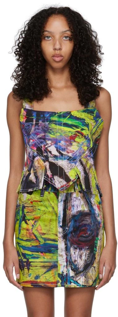商品Charles Jeffrey Loverboy|Multicolor Cotton Tank Top,价格¥501,第1张图片