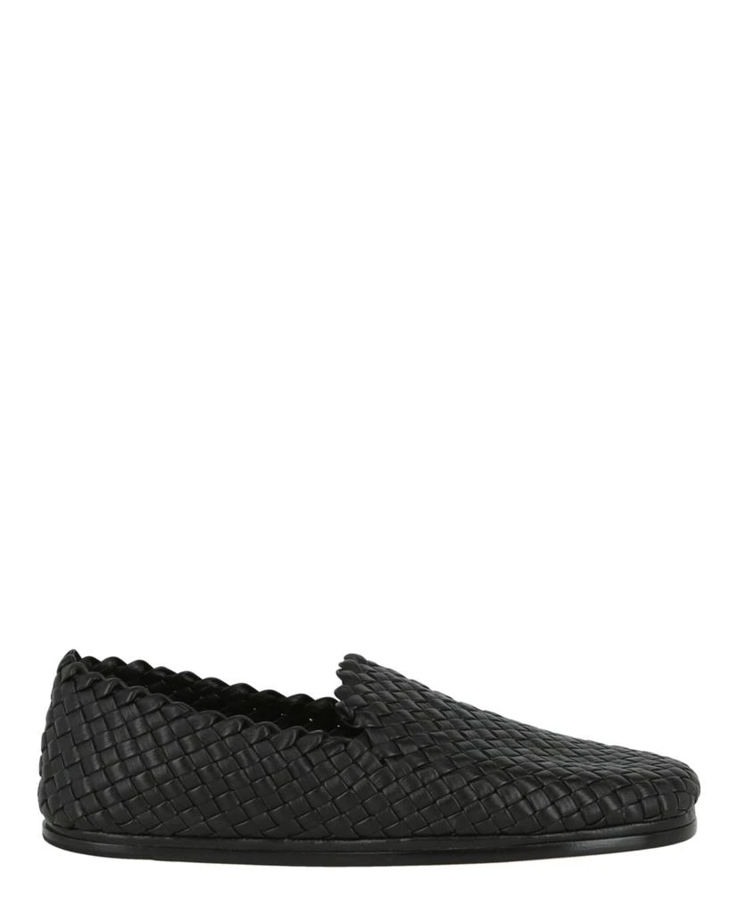 商品Bottega Veneta|Mens Intrecciato Leather Loafers,价格¥2254,第1张图片