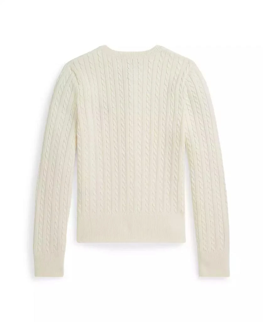 商品Ralph Lauren|拉夫劳伦大女童长袖迷你麻花开衫,价格¥553,第2张图片详细描述