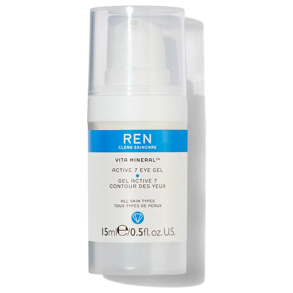 商品REN Clean Skincare|Ren 芢 维他矿物活性7日焕彩眼部啫喱 - 15ml,价格¥222,第1张图片