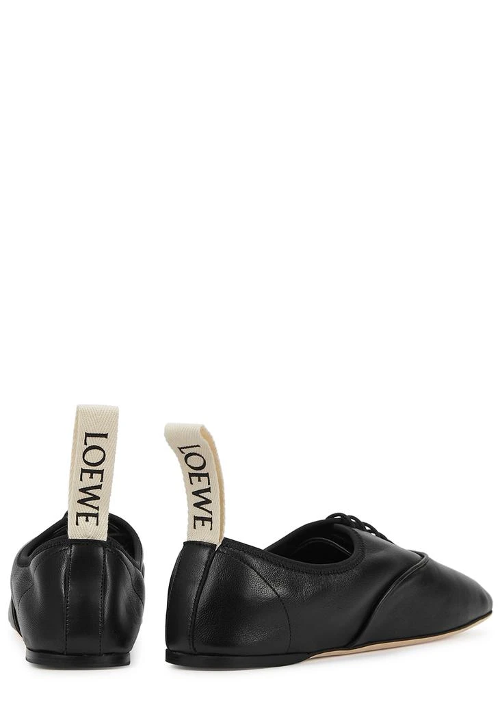 商品Loewe|Black leather Derby shoes,价格¥2697,第3张图片详细描述