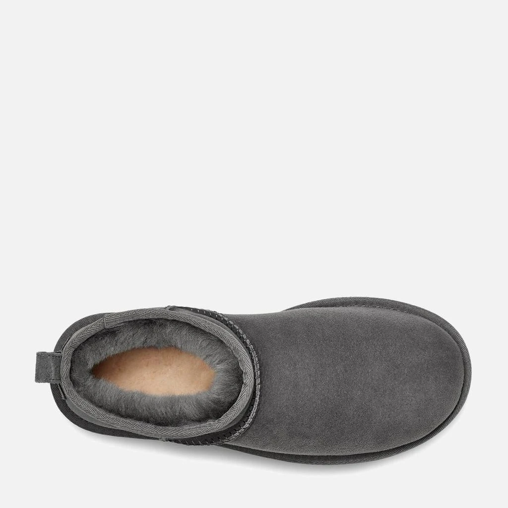 商品UGG|UGG Women's Classic Ultra Mini Sheepskin Boots - Grey,价格¥1434,第5张图片详细描述