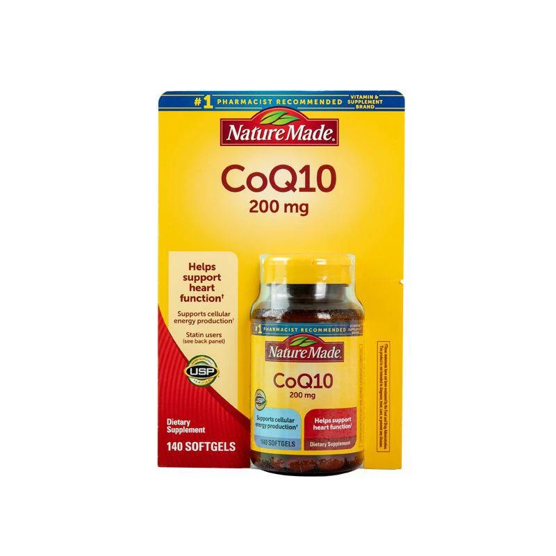 商品Nature Made|Nature Made CoQ10辅酶Q10 200mg软胶囊140粒,价格¥648,第1张图片